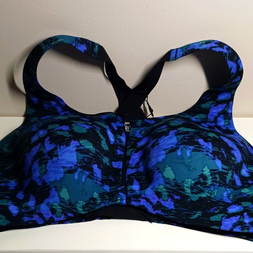 KNIX size 7+ Catalyst Front Zip Sports Bra